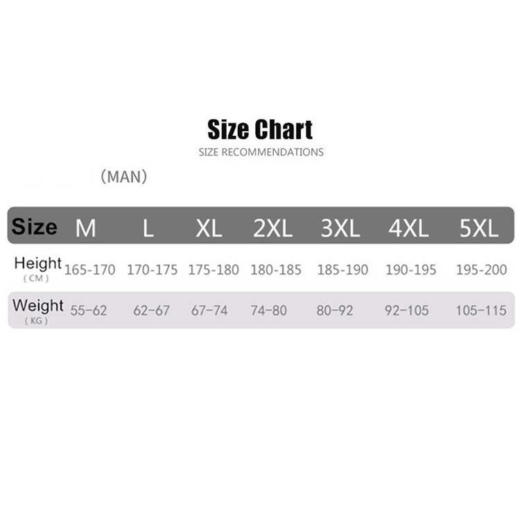 SAILBEE Mens UV Protect Surfing Rash Guard Long Sleeve Swimsuit Rashguard Surf Shirt Top M002 — size chart