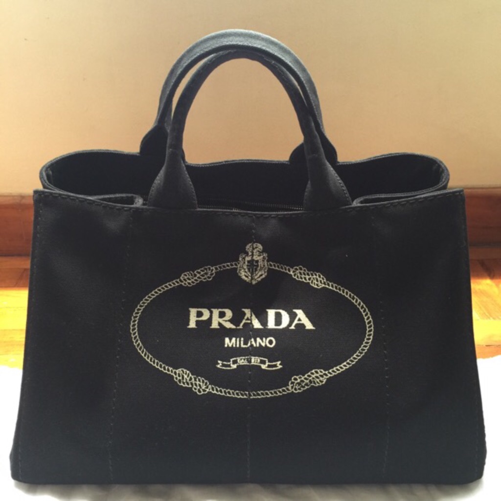 prada canvas bag
