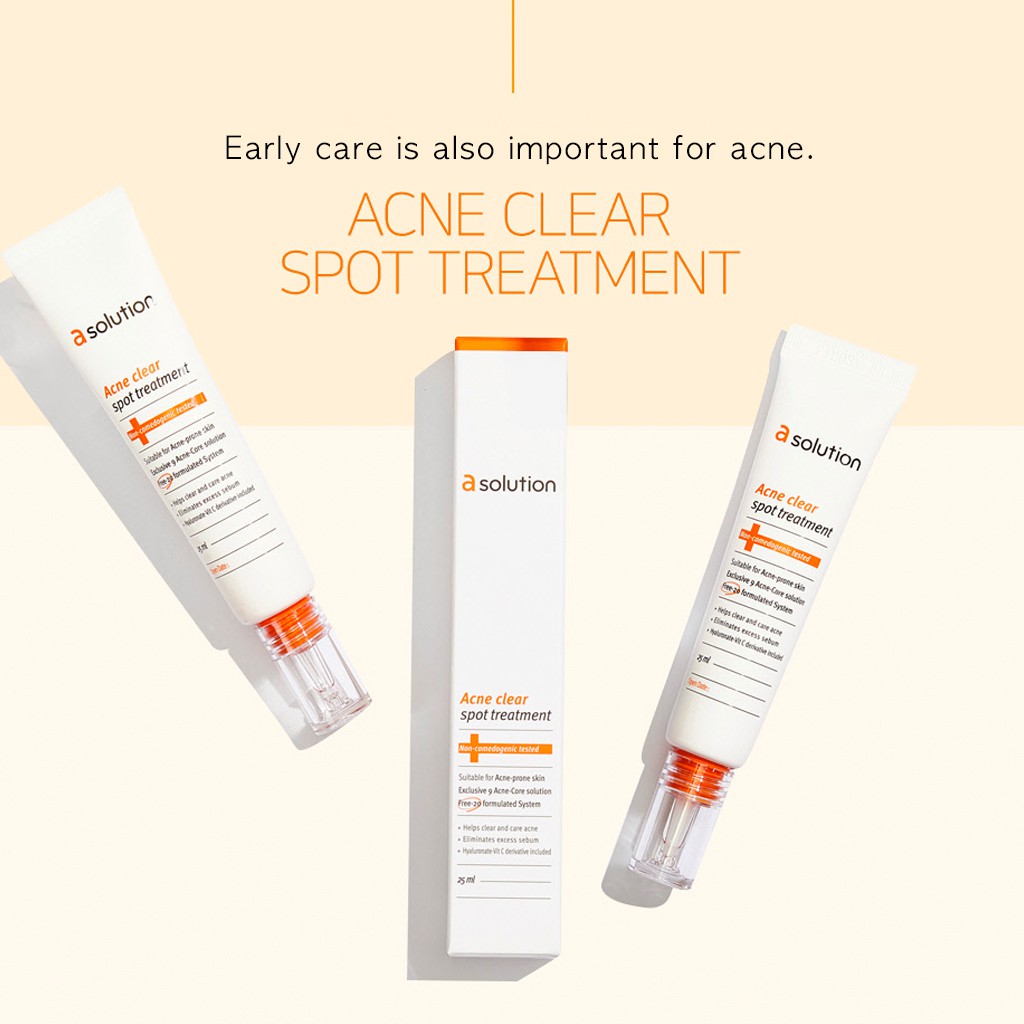 Asolution - Acne Clear Spot Treatment 25mL Korean Acne Treatment Serum