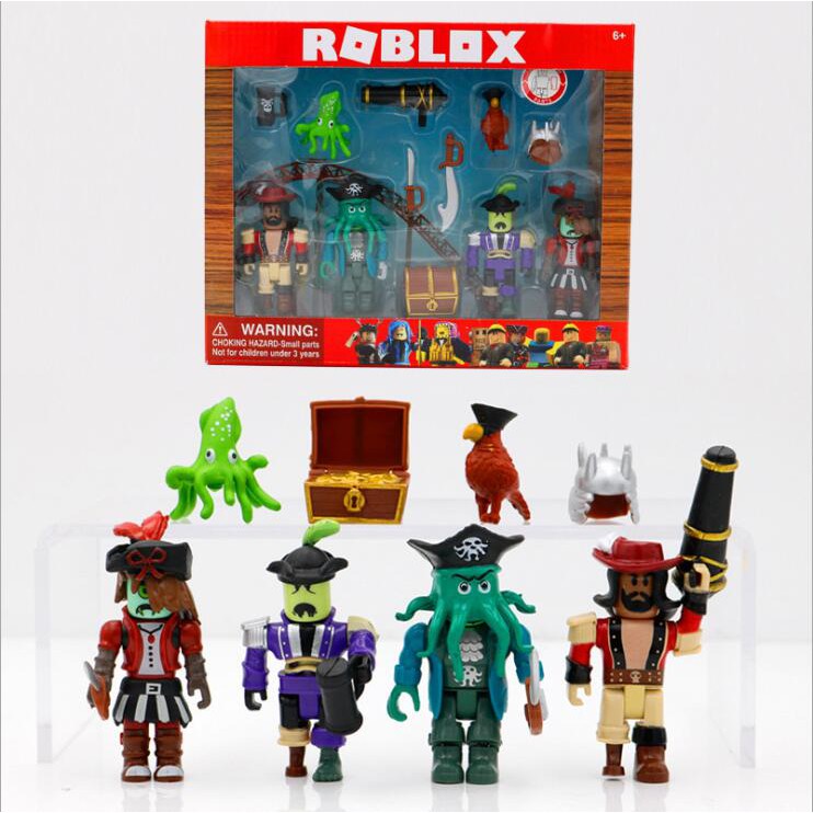 4pcs Set Roblox Games High Pvc Action Figure Collection Toys Kids Gift Loose Pirate Duel Shopee Singapore - starfire roblox