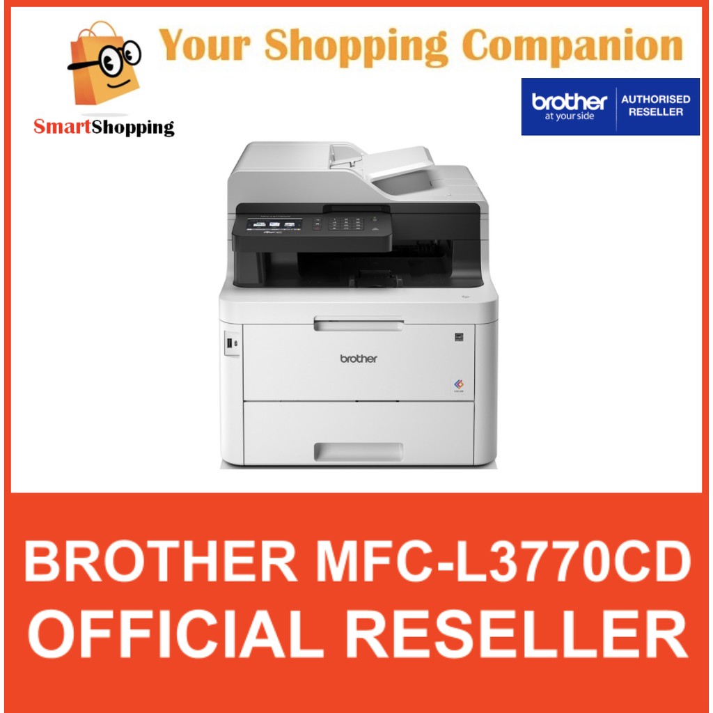 Brother MFCL3770CDW Colour LED MultiFunction Printer 3 Years