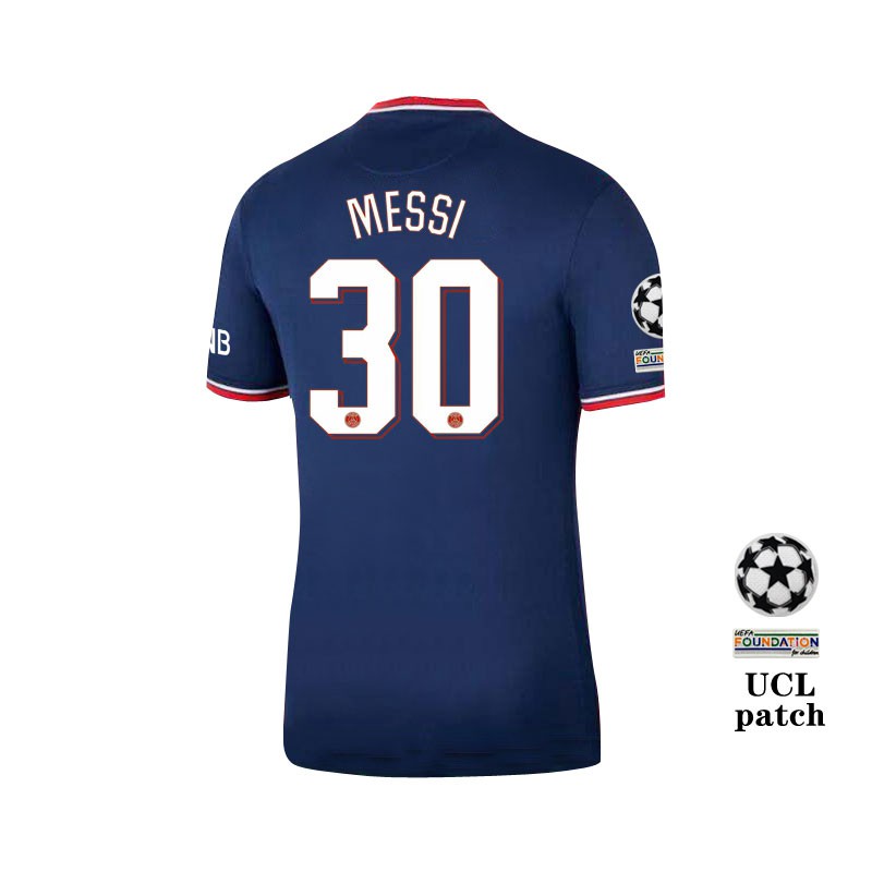 Messi PSG #30 Home Lionel Paris Saint Germain Team Jersey Child Training  Suit with Socks for Size #22-#28 