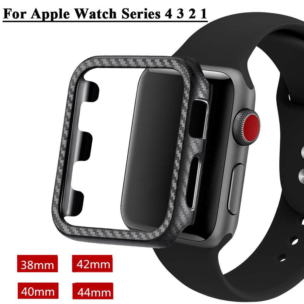Apple Watch 5 4 3 2 1 Carbon Fiber Case Iwatch 38 42 40 44mm Shopee Singapore