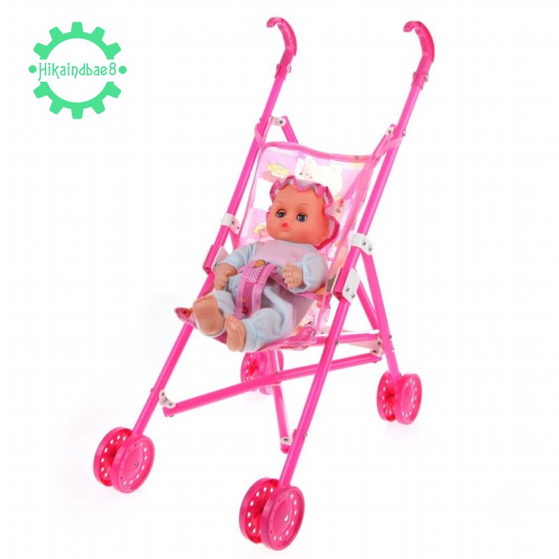 Dolls Buggy Stroller Pushchair Pram 
