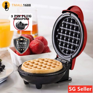 ✅[SG Ready Stock] Mini Waffle Maker Waffles Maker Breakfast Machine