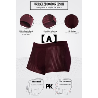 Image of thu nhỏ Ice Silk Men Underwear | Male Briefs Boxer Shorts | Man Underpants Bamboo Fiber Renoma Style #3