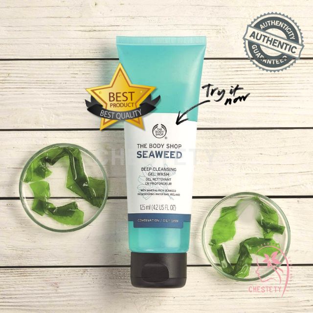 seaweed gel wash body shop