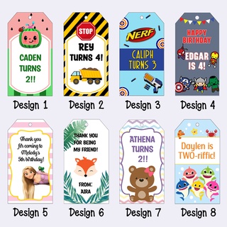 [Bundle of 10] Custom Gift Tag / Customised Gift Tag / Hang Tag For Goodie Bags, Events, Wedding