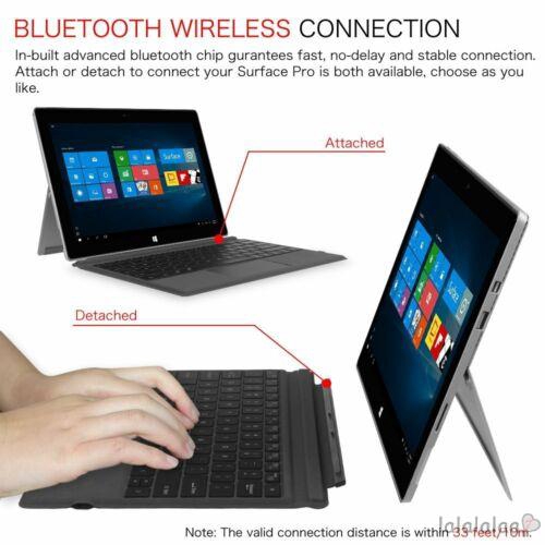 Wireless Magnetic Bluetooth Keyboard For Microsoft Surface Pro3 4 5 Shopee Singapore