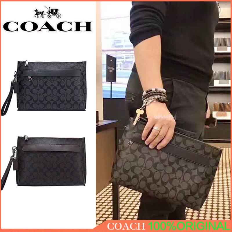 coach men clutch