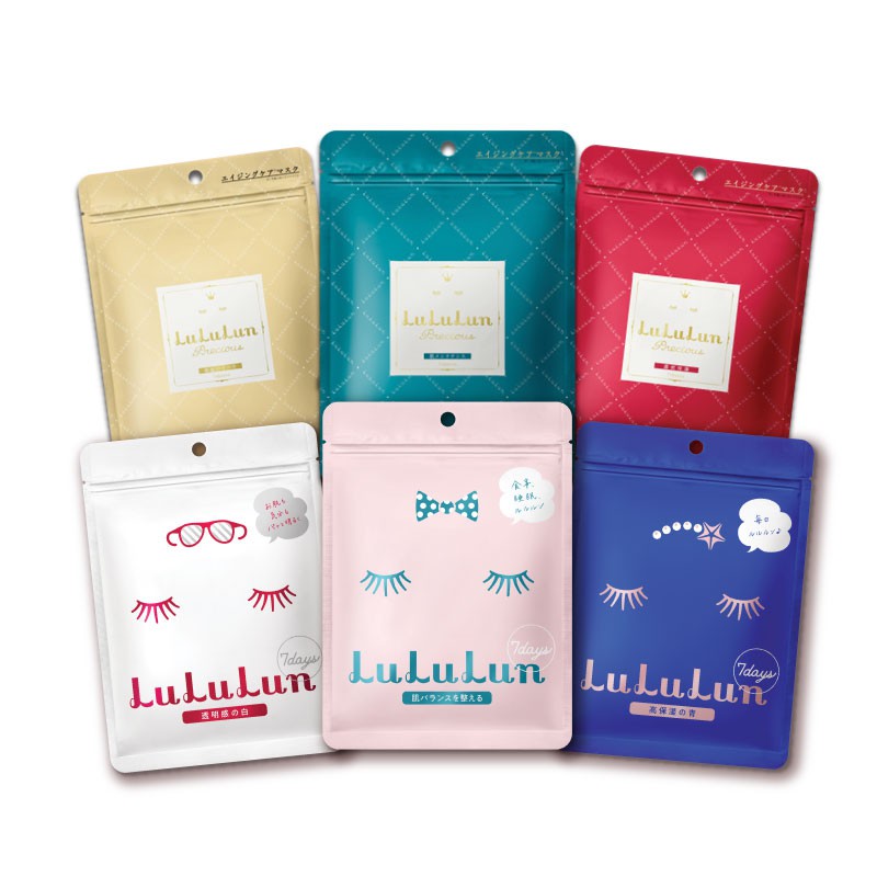 [Ready Stock] Lululun Daily Facial Mask 7s Shopee Singapore