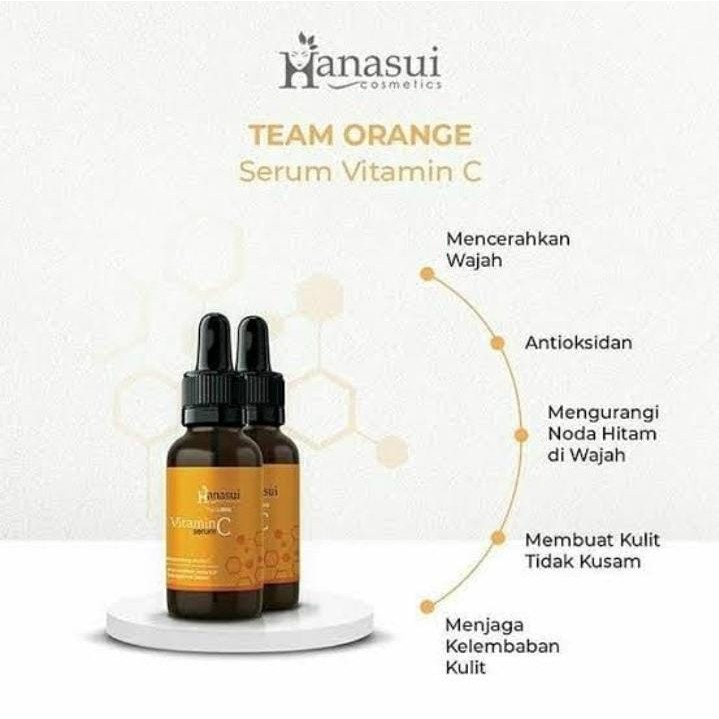 Hanasui Serum Vit C Collagen Anti Acne Serum Vitamin C Serum Gold Whitening Bright Serum Singapore