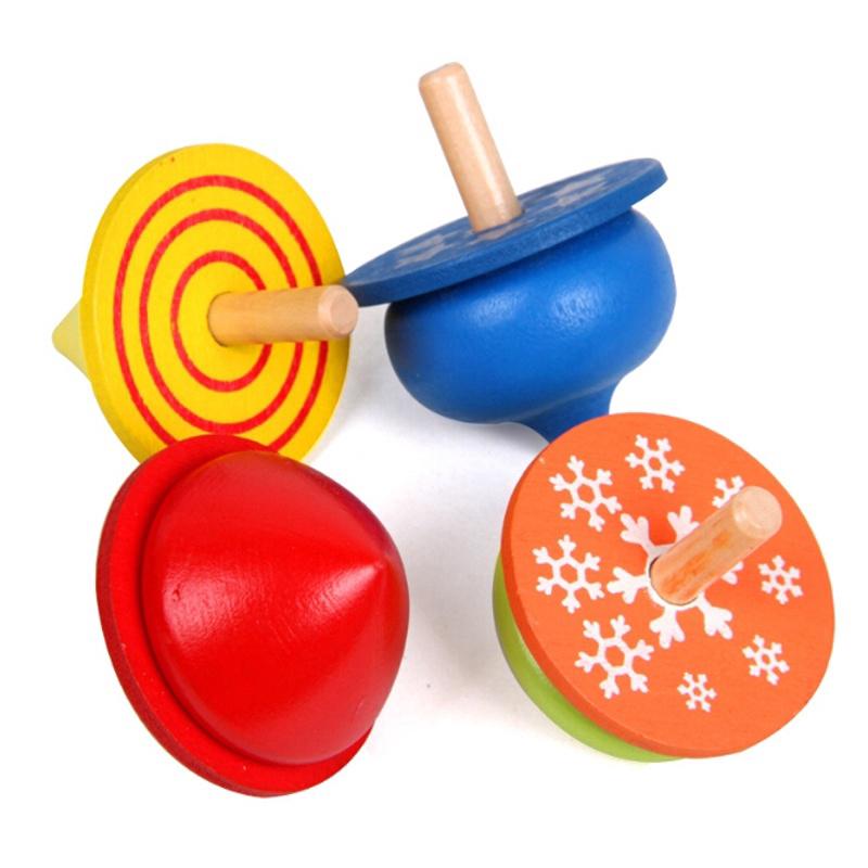 1Pc Blowing Whistle Gyro Rotation Stress Relief Spinning Top Toys Kids Gift BH 