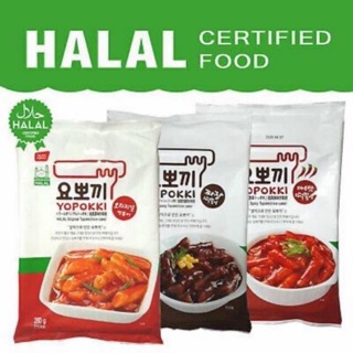 (Halal) Yopokki Sweet&Spicy Cheese Topokki (Korean Rice Cake )240gx 1 PACK