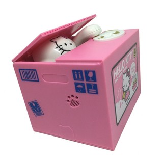 Hello Kitty Cute Steal Coin Music Bank Money Saving Box Gift #3