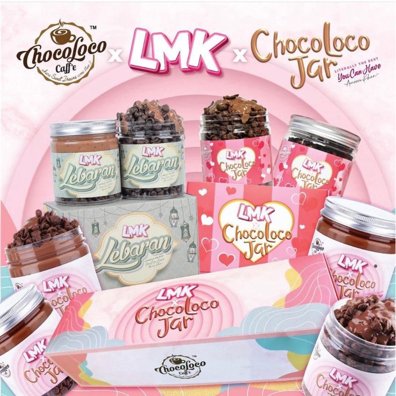 Ready Stock Ori Lmk X Chocoloco Jar By Little Miss Khan Caffe Belgium Chocolate Chocojar Lebaran Gift Box Shopee Singapore