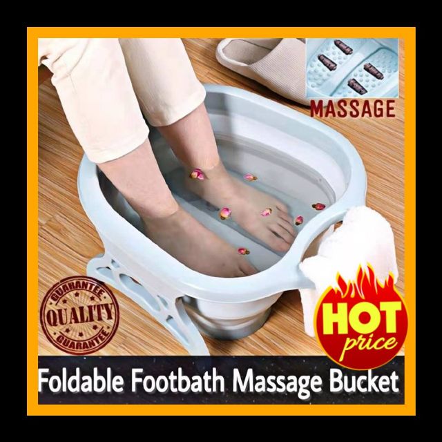 Foldable Foot Massage Spa Bucket Besen Rendam Kaki Massage 🔥Ready Stock