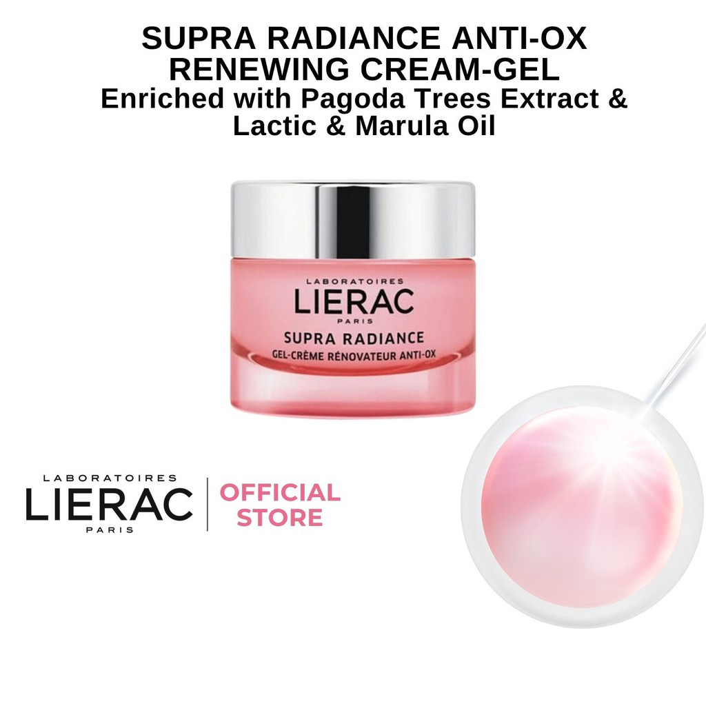lierac supra radiance gel creme renovateur anti ox