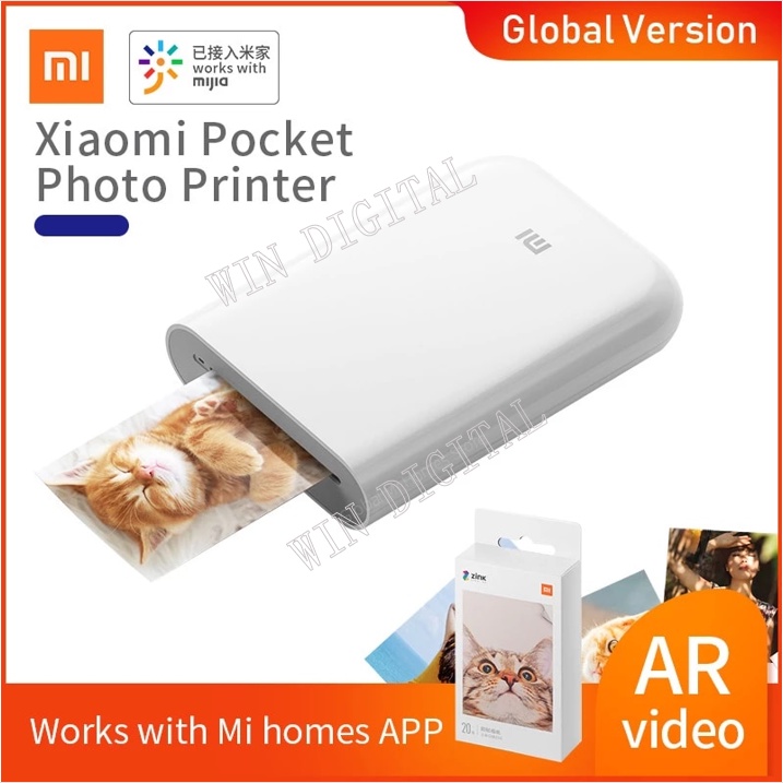 Global Version Xiaomi mijia AR Printer 300dpi Portable Photo Mini