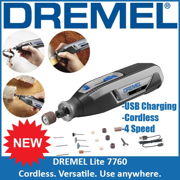 Dremel Lite Cordless 7760 Rotary Tool Shopee Singapore