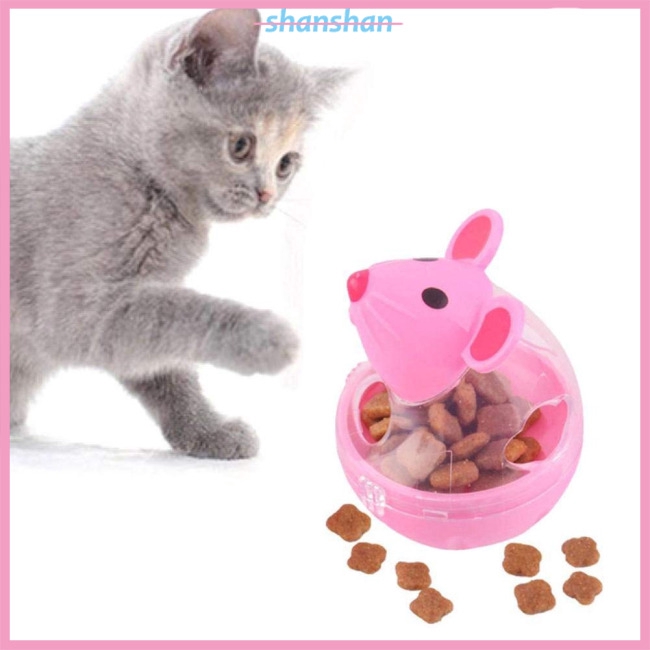 Mouse Tumbler Pet Nontoxic Food Dispensing Food Treat Feeder Ball
