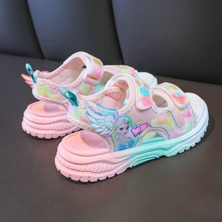 Girls Fashion Girls Sandals Frozen Non-slip Sandals Children Princess Shoes Girl Sandals Kids Shoes #3