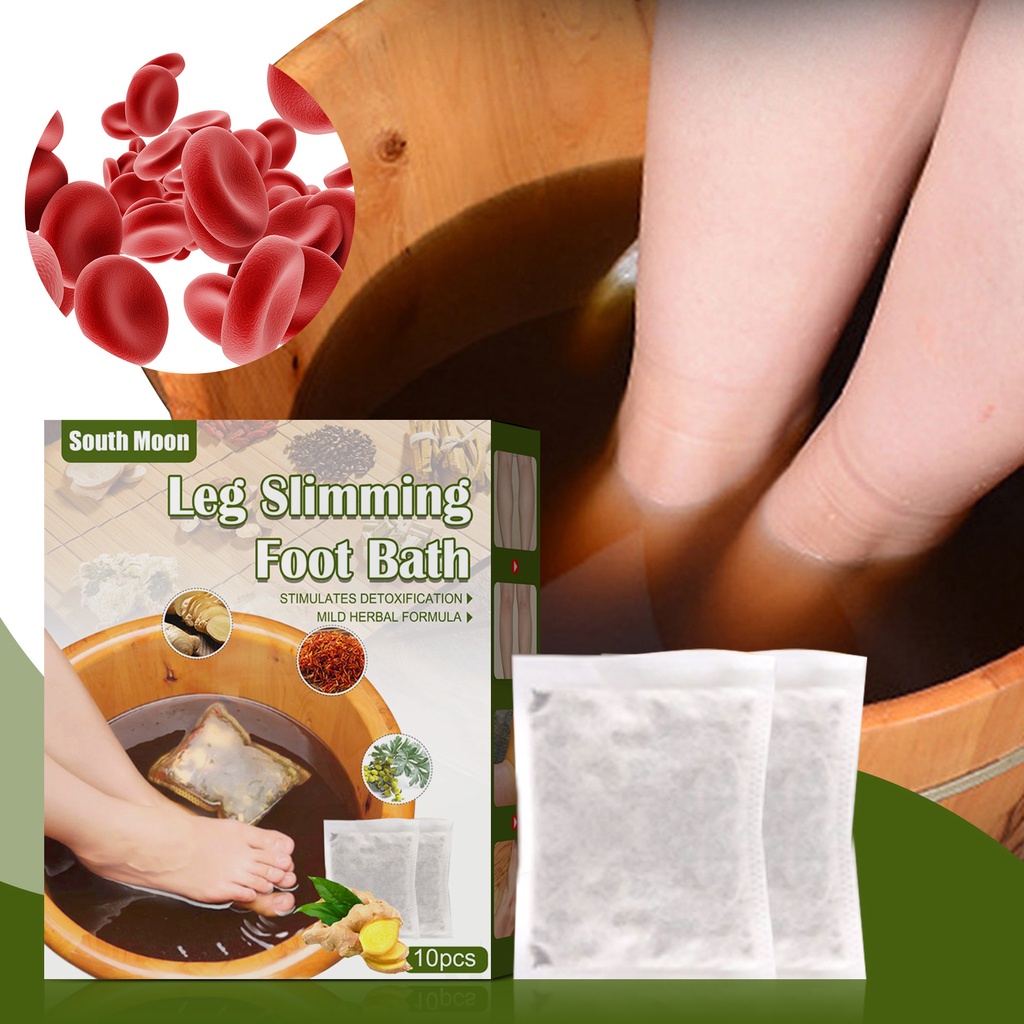 [South Moon] 20Pcs Foot Bath Bags Leg Slimming bath Herbal Foot Soak