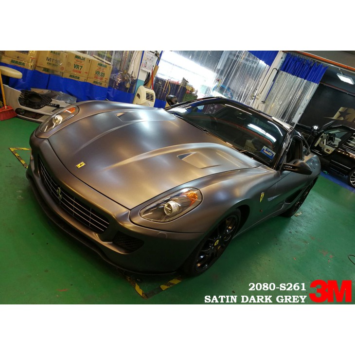 Shop Malaysia 3m 2080 Satin Dark Grey S261 Car Wrap Vinyl Film Bike Phone Diy Stickers Shopee Singapore