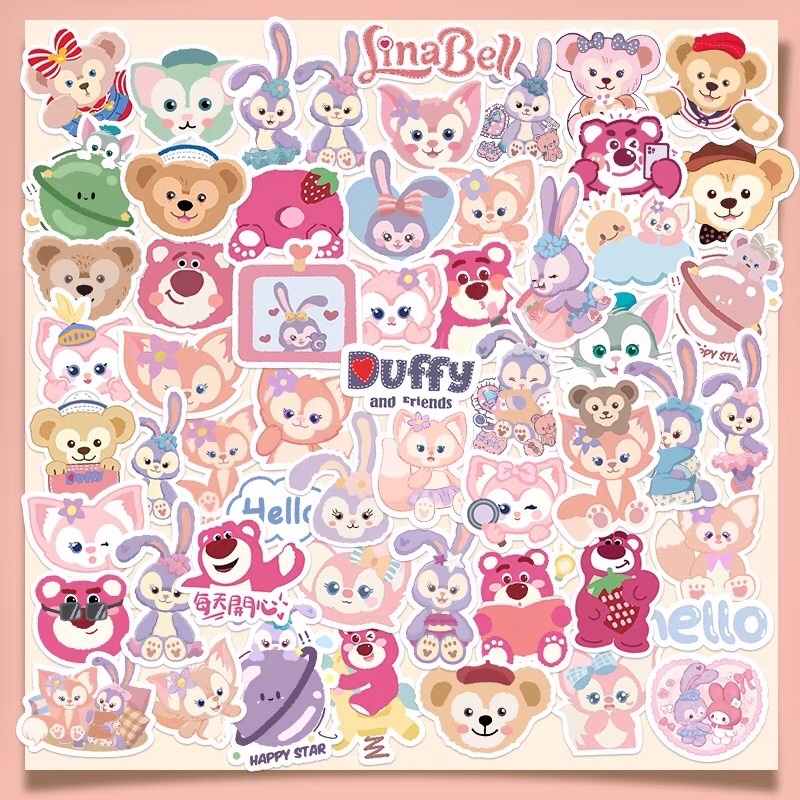 SG Seller Cute Duffy and Friends Stickers | Shopee Singapore