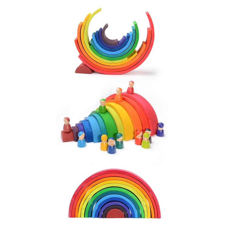 rainbow arch blocks