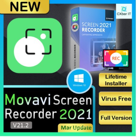 Movavi Screen Recorder Studio 10 Full Version 4 8 Shopee Singapore