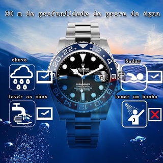 Men's Watch Men's Business Date Calendar Watch Fashion Stainless Steel Men's Quartz Watch (Gift Box*1) #2