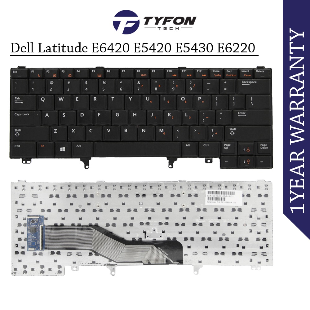 Dell Latitude E64 E54 E5430 E62 E63 E6330 E6430 Replacement Laptop Keyboard Shopee Singapore