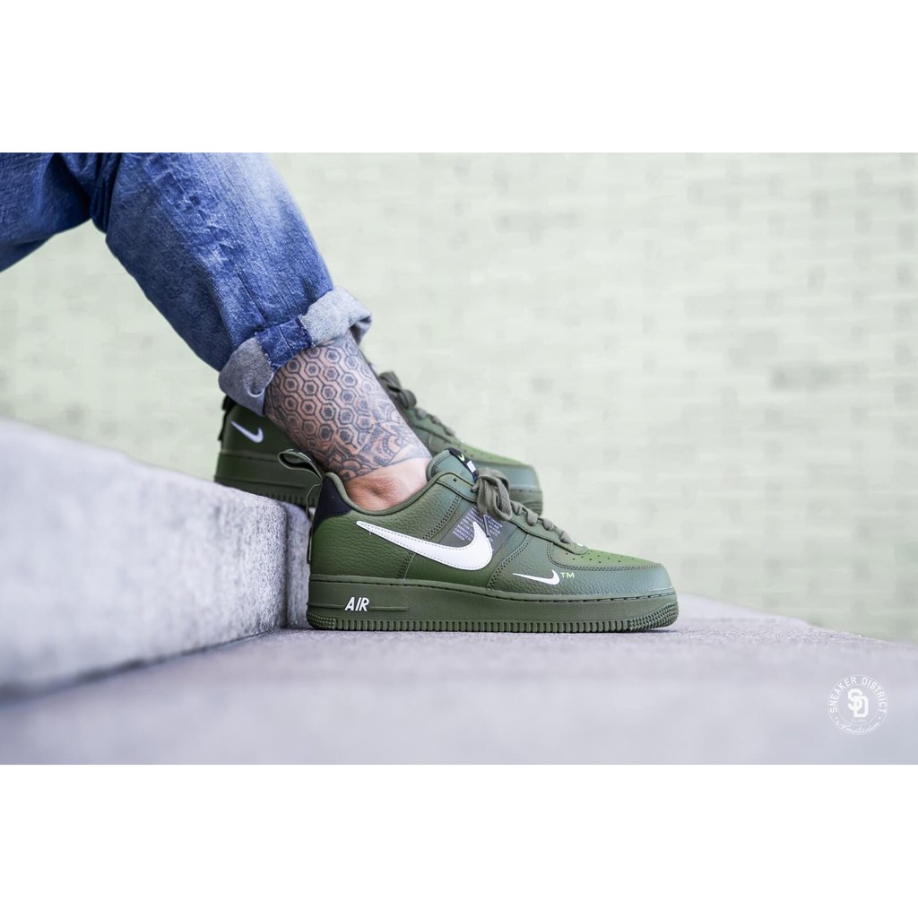 air force 1 lv8 olive green