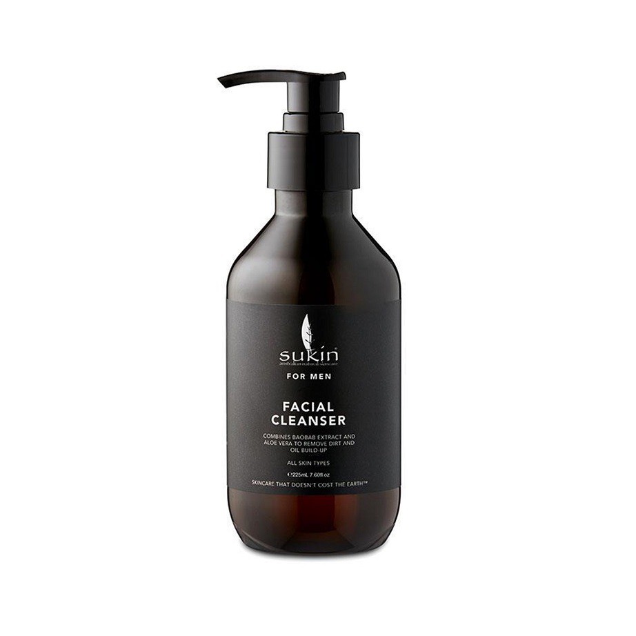 sukin charcoal face wash