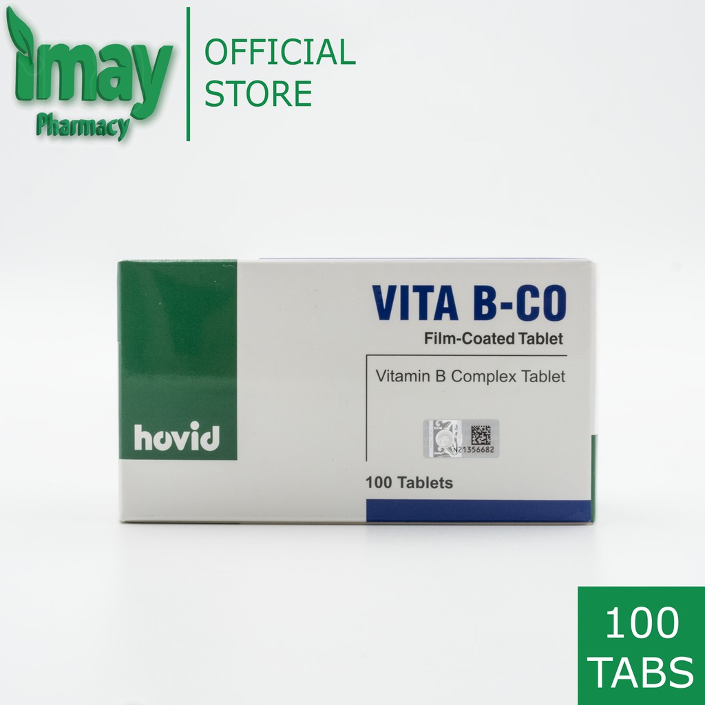 HOVID VITA BCO VITAMIN B COMPLEX TABLETS 100 TABLETS Shopee Singapore