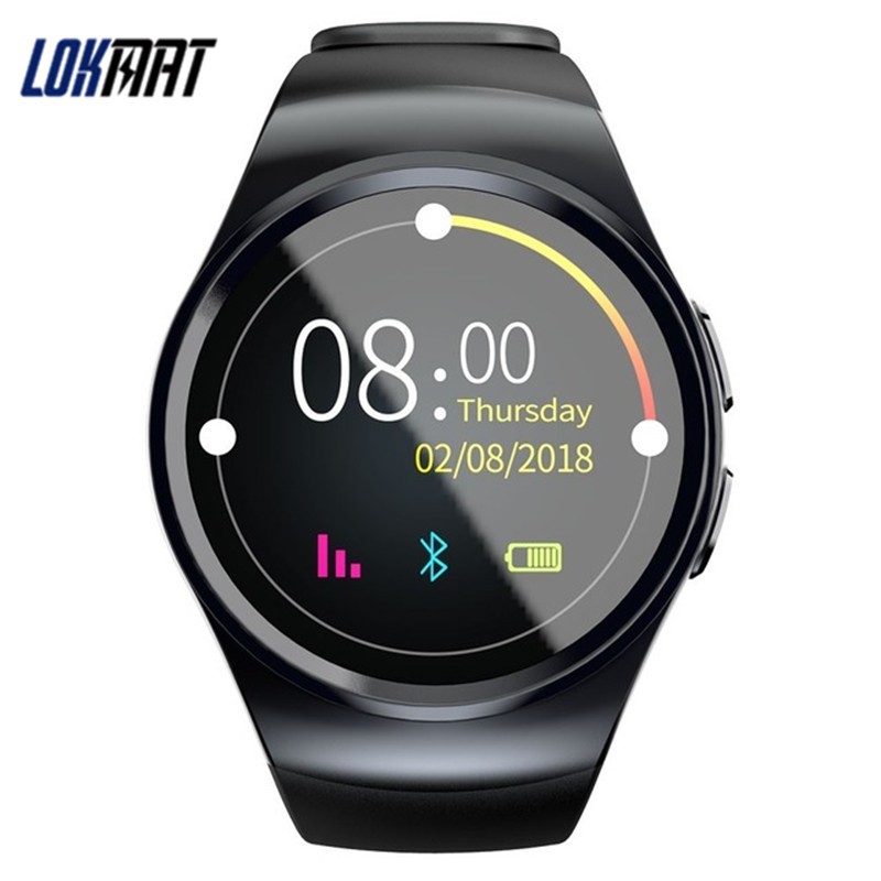 kw18 2g smart watch with sim card sync bluetooth 4.0 for ios android black