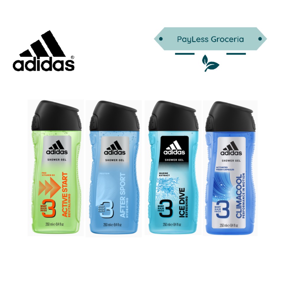 adidas shower gel after sport