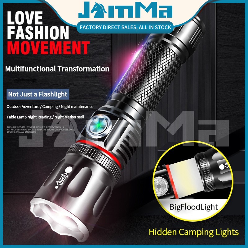 20000 Lumen LED Tactical 18650/AAA Flashlight Zoomable Focus Camping Light PI