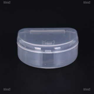 Image of thu nhỏ  ItisU2 1pc dental box denture teeth storage case mouth guard container 6.4x6.5x2.5cm [in stock] #2
