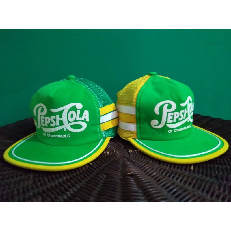 Pepsi Cola Cap Trucker Vintage 3lines Ori Thai Shopee Singapore