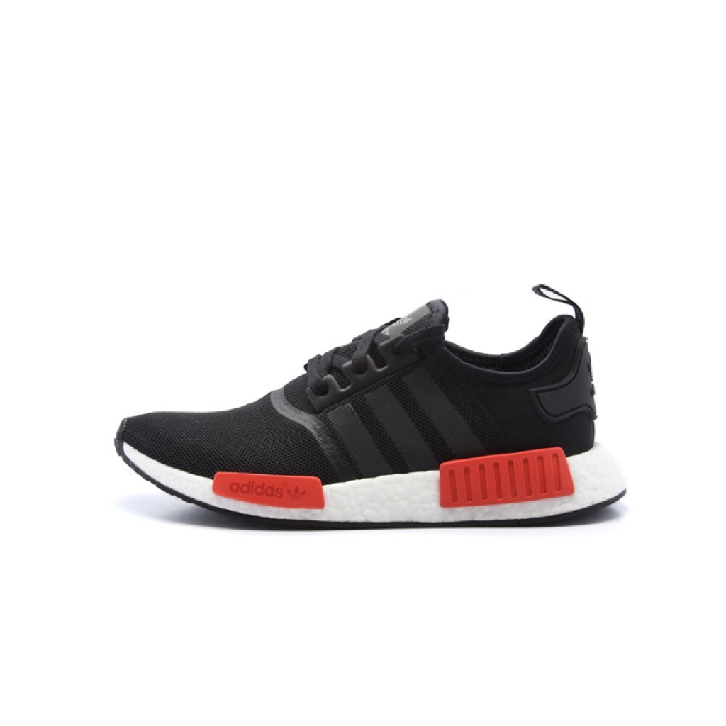 adidas nmd runner black red