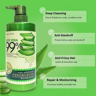 [SG Ready Stock] Shadi 99% Aloe Vera Shower Gel/Hair Shampoo/Hair Conditioner