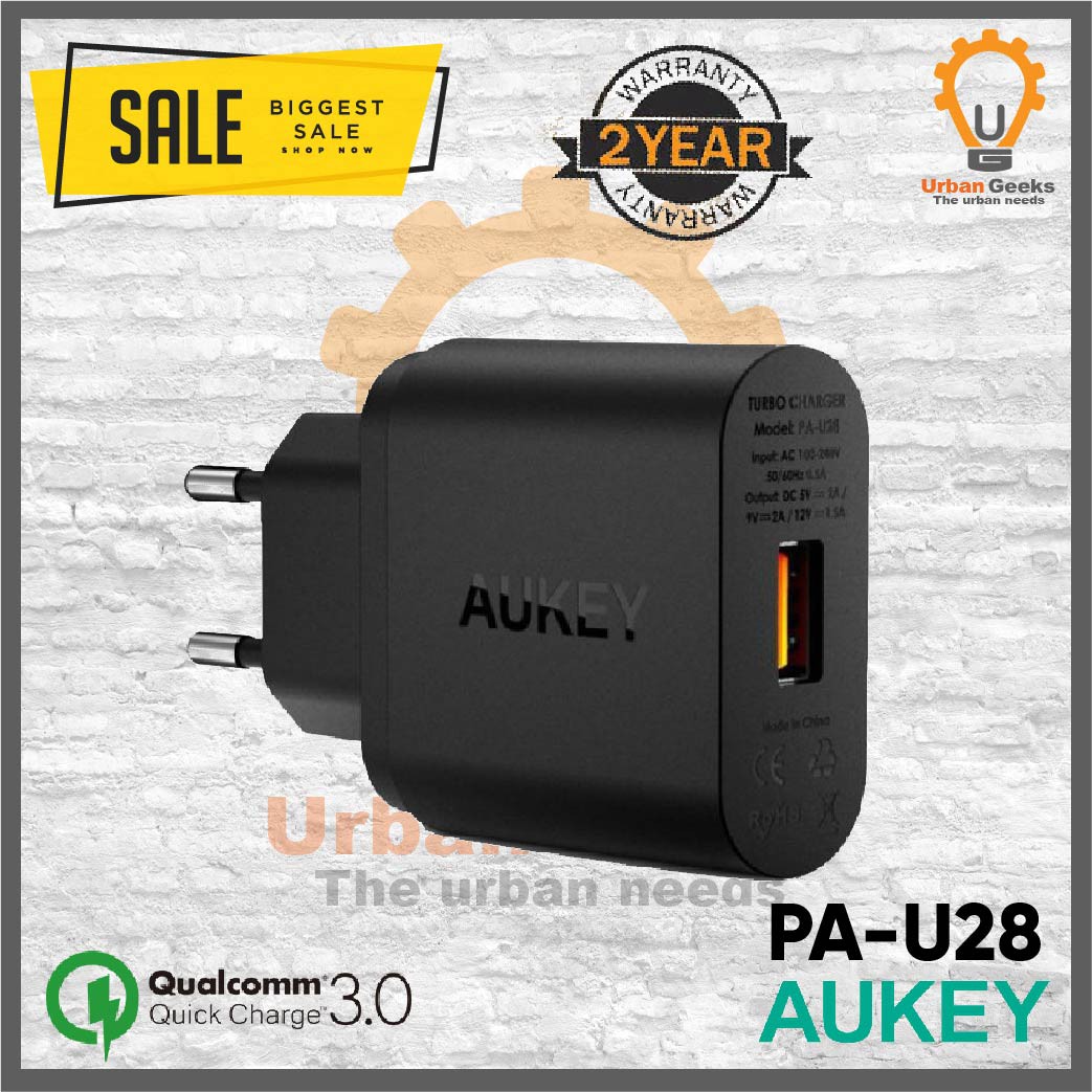 Aukey Quick Charge Qc 2 0 Fast Charging Alt Anker Wall Charger Adapter Shopee Singapore