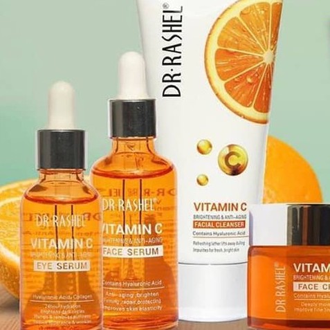 Hot Tion 4 In 1 Set Dr Rashel Vitamin C Shopee Singapore