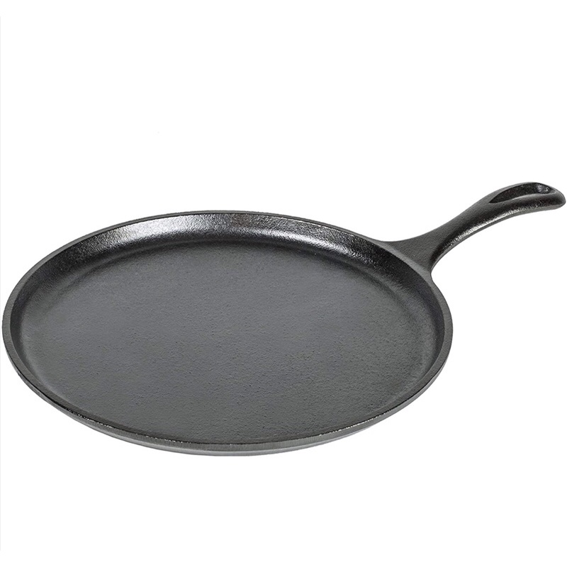 Lodge Cast Iron Round Griddle, Pre-Seasoned, 10.5-inch | Shopee Singapore