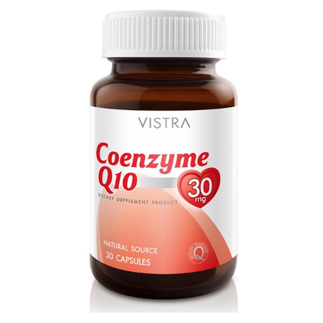Vistra Coenzyme Q10 Natural Source (30 Capsules) VISTRA Coenzyme Q10