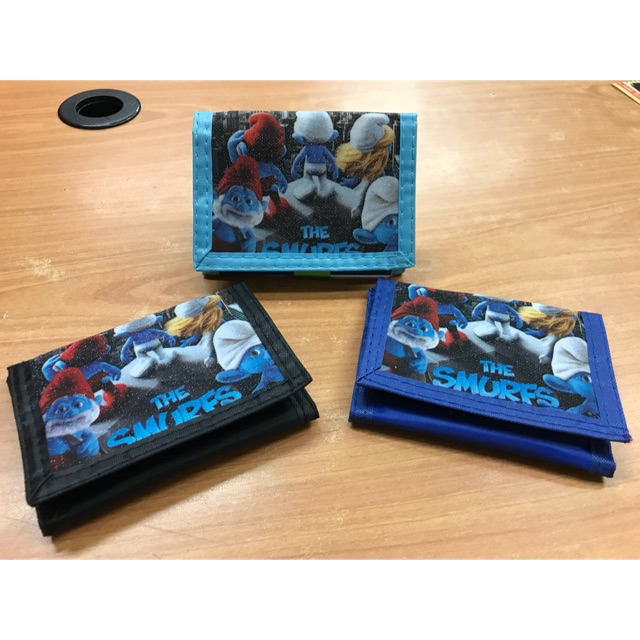 The Smurfs Cartoon Kid Wallet Shopee Singapore - roblox smurf backpack