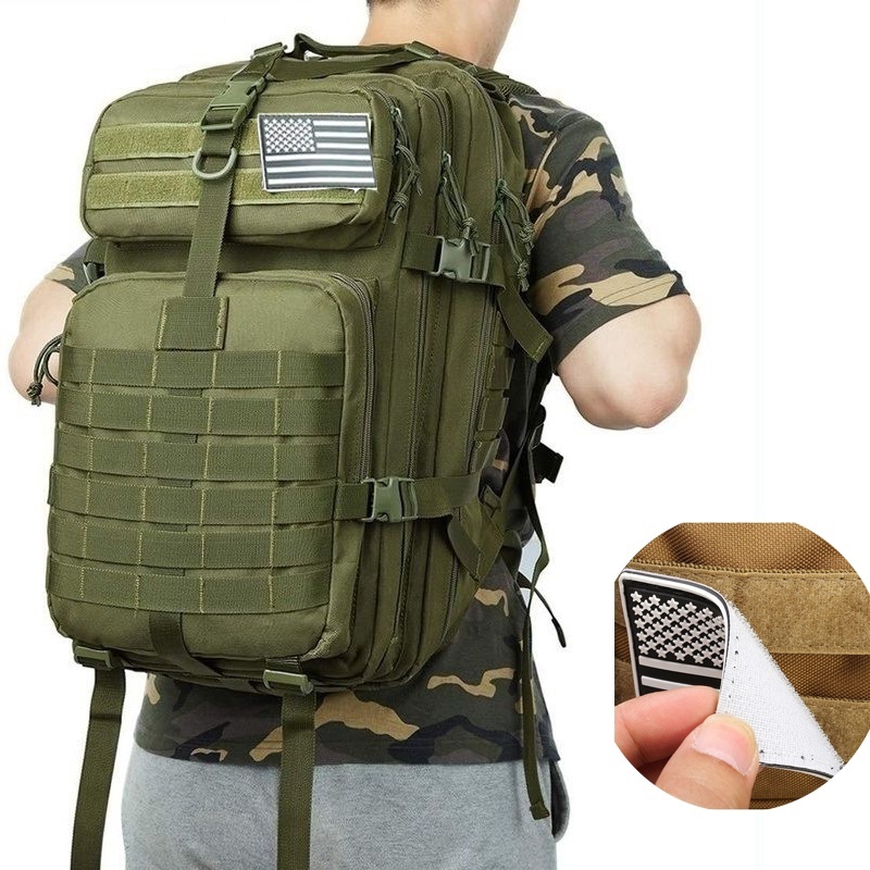 50L 1000D Camo Military Bag Men Tactical Backpack Military Army Bag Out
