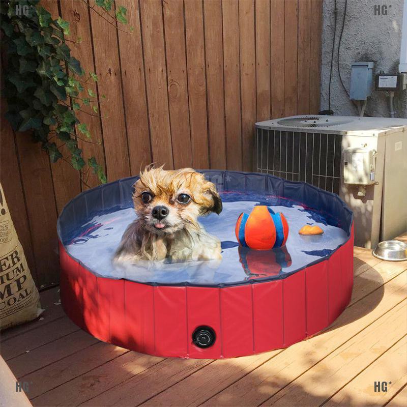 HG*Pet Bathtub Summer Foldable Dog Cat 